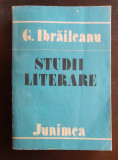 Studii literare - G. Ibrăileanu