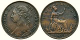 1891, 1 farthing - Victoria Alexandrina - Regatul Unit al Marii Britanii, Europa