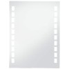Oglinda cu LED de perete de baie, 60 x 80 cm