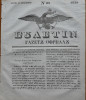 Ziarul Buletin , gazeta oficiala a Principatului Valahiei , nr. 82 , 1839