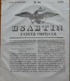 Cumpara ieftin Ziarul Buletin , gazeta oficiala a Principatului Valahiei , nr. 82 , 1839