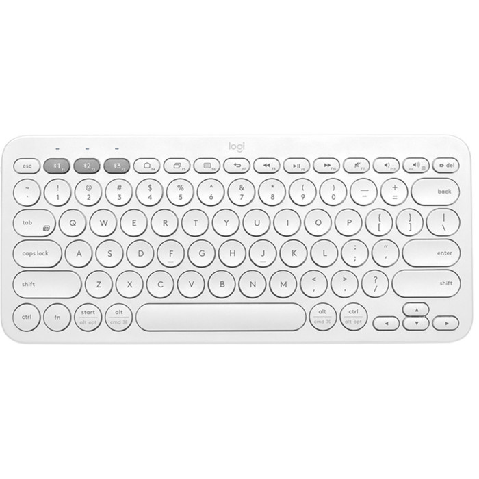 Tastatura Wireless Multi-Device K380, Alb, Bluetooth, Qwerty Layout, Compatibila Cu Windows, Mac, Chrome OS, Android, iOS. Apple Tv