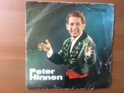 peter hinnen Cow boy iodel Twist disc 7&amp;quot; single vinyl muzica pop 45 EDC 367 VG foto