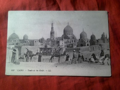 Ilustrata Egipt Cairo cca.1920 - Mormintele Califilor , Ed. Paris , necirculat foto
