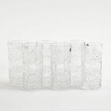 Set 6 pahare din cristal pentru apa