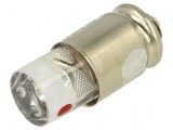 Lampă LED roșie 5mm S5,7s 5&divide;6VDC T1 3/4 cu 1 diodă