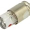 Lampă LED roșie 5mm S5,7s 5&divide;6VDC T1 3/4 cu 1 diodă
