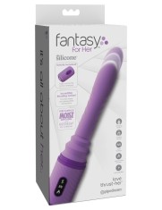 Vibrator ciocan, cu incalzire, Masina de Sex, Love Thrust-Her Purple#