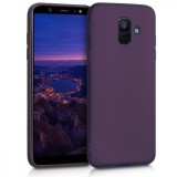 Husa pentru Samsung Galaxy A6 (2018), Silicon, Mov, 46374.115, Carcasa, Kwmobile