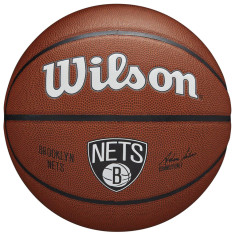Mingi de baschet Wilson Team Alliance Brooklyn Nets Ball WTB3100XBBRO maro foto