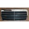 Grila radiator, masca fata Mercedes Clasa E W124 1984-1992, parte montare centrala, crom/negru cu 7 bars, 5014050Q, Aftermarket CU MICI DEFECTE DE FA