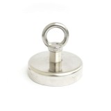 Magnet ferită oală D 100 mm cu g&acirc;t filetat la interior