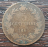(M1115) MONEDA ITALIA - 5 CENTESIMI 1862, LIT . N, MONETARIA NAPOLI