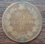 (M1115) MONEDA ITALIA - 5 CENTESIMI 1862, LIT . N, MONETARIA NAPOLI