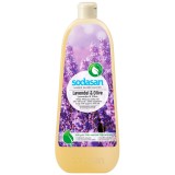 Sapun lichid Sodasan Lavanda Bio Masline Bio Rezerva 1L Certificat Vegan Organic