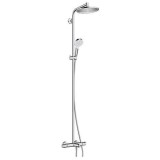 Sistem cada dus fix si mobil cu baterie termostat HANSGROHE seria CROMETTA E 240 1JET