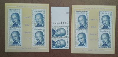 TIMBRE ROMANIA MNH LP1714 + a Centenar Serdar Sengor serie in pereche +2 bl. 4 foto