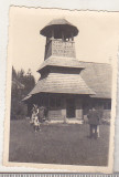 Bnk foto Biserica de lemn de la Bran - anii `30, Alb-Negru, Romania 1900 - 1950, Cladiri