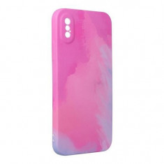 Husa Compatibila cu Apple iPhone XS,iPhone X - Forcell Pop Pink/Blue