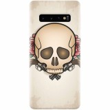 Husa silicon pentru Samsung Galaxy S10, Skulls And Roses