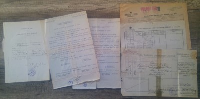 Documentele unui bistritean scolit la Facultatea de Drept din Paris// anii 20-30 foto