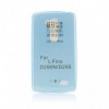 Husa Silicon Ultra Slim Albastru pentru LG L Fino D290 - Protectie Premium