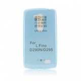 Husa Silicon Ultra Slim Albastru pentru LG L Fino D290 - Protectie Premium