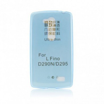HUSA SILICON ULTRA SLIM LG L FINO D290 ALBASTRU foto