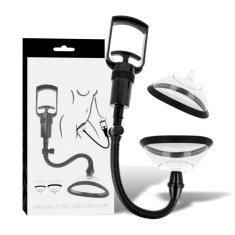 Pompa Sexuala pentru Vagin, Orgasm mai Rapid, Senzatii si Placeri Unice, Silicon Medical, Rezistent la Apa, Fara BPA, 2 Ventuze Incluse, Negru/Transpa