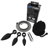 Set Anal Training Vibe 3 Plugs 10 Moduri Vibratii Bathmate