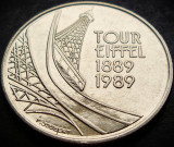 Moneda comemorativa 5 FRANCI (Francs) - FRANTA, anul 1989 * cod 1442 = EIFFEL