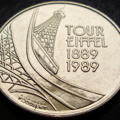 Moneda comemorativa 5 FRANCI (Francs) - FRANTA, anul 1989 * cod 1442 = EIFFEL