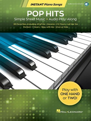 Pop Hits - Instant Piano Songs: Simple Sheet Music + Audio Play-Along foto