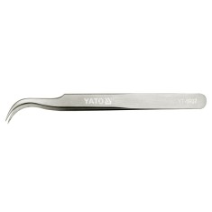 Penseta din otel inoxidabil varf curbat 115 mm YATO
