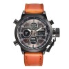 Ceas Barbatesc Xinew Army Elite, Sport, Quartz, Analog si Digital, Maro Gri, Cronometru, Alarma