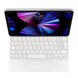 Husa cu tastatura Apple Magic Keyboard pentru iPad Pro 11&quot; (gen.3) / iPad Air (gen.4), US-English Layout, Alb