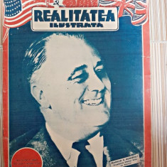 Revista Realitatea Ilustrata nr.909/1944 (Franklin D. Roosevelt, presedintele Americii pe coperta)