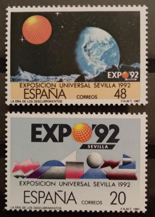 BC233, Spania, serie Exp.Filatelica Sevilla 1992