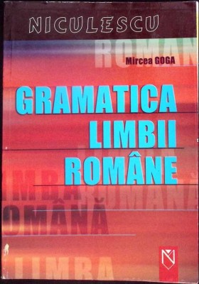 GRAMATICA LIMBII ROMANE-MIRCEA GOGA-335391 foto