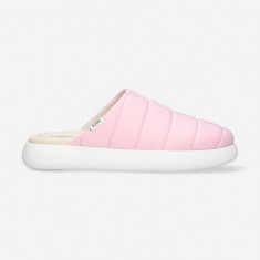 Toms papuci Matte Mallow Mule Sneaker femei, culoarea roz