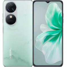 Telefon mobil Oukitel C38, Green, 4G, 6.6 2K, 24GB RAM (6GB + 18GB extensibili), 256GB ROM, Android 13, MediaTek MT8788, 48MP+32MP, OTG, Amprenta, 515