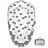 Cumpara ieftin Cosulet bebelusi pentru dormit - Baby Nest Premium - Cuib Ergonomic pentru Bebelusi, 0-24 Luni, 85x55 , 2 Fete , Bumbac 100%