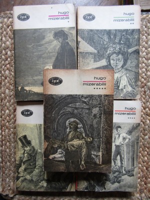 Mizerabilii, Victor Hugo (5 vol.) - Editura Minerva 1971 foto