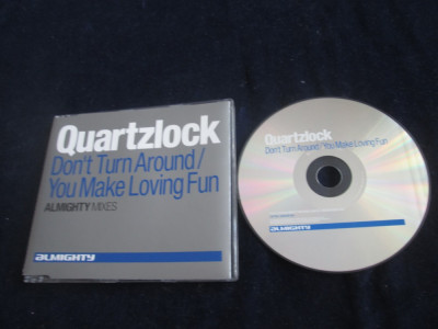 Quartzlock - Don&amp;#039;t Turn Around/ You Make Loving Fun _ maxi single,cd foto