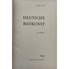 Deutsche Baukunst - Georg Piltz , E921