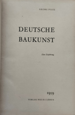 Deutsche Baukunst - Georg Piltz , E921 foto