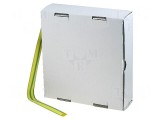 Manşon termocontractabil 2:1 19,1mm galben-verde fără adeziv