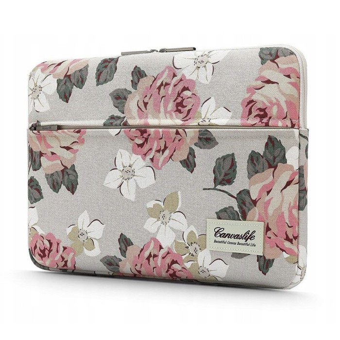 Husa Upzz Tech Canvaslife Sleeve Compatibila Cu Laptop / Macbook 13-14 Inch Roz