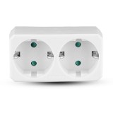 Adaptor priza dubla Schuko 2x16A 2300W V-Tac SKU-8783