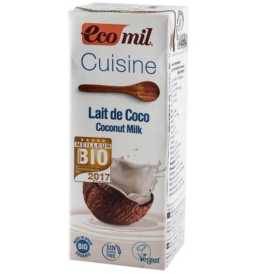 Crema Vegetala pentru Gatit de Cocos Bio Ecomil 200ml foto